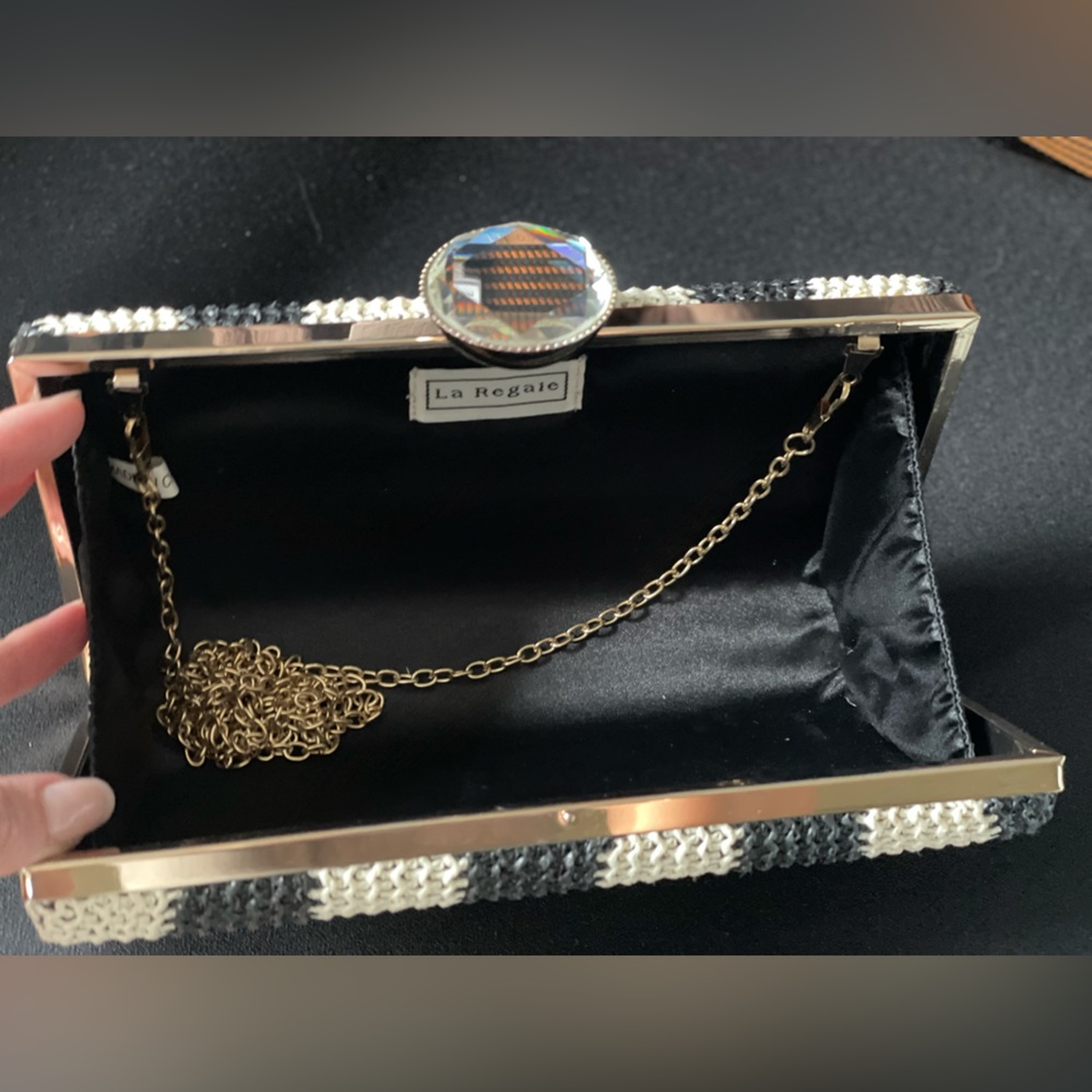 Black and White Evening Clutch